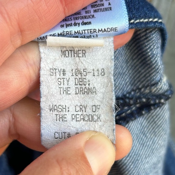 Mother The Drama High-Rise Flare Jeans, size 28 - Picture 11 of 11